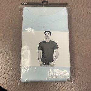 NWT American Apparel light Blue Crew Neck XL